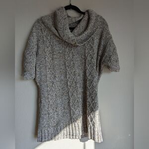 Maurices Beige Short Sleeve Sweater Size L